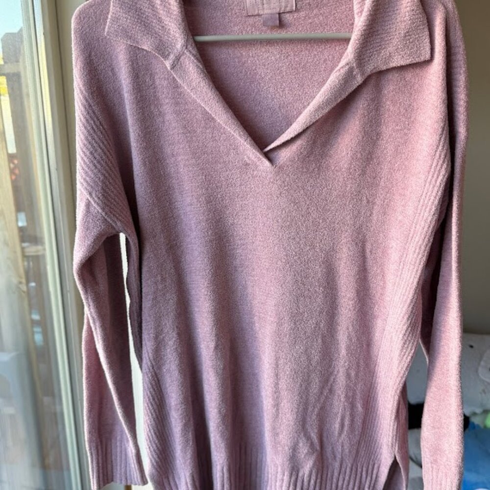 Barefoot Dreams small, baby pink sweater